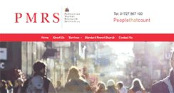 Desktop Screenshot of pmrs.co.uk